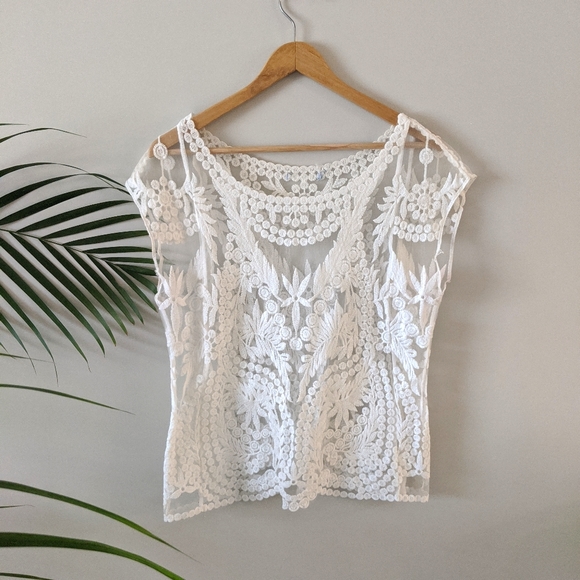 Embroidered Boho Top - Picture 1 of 3